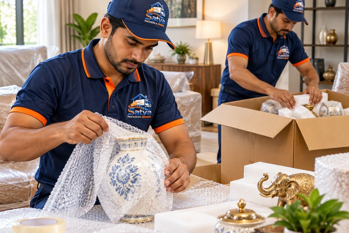 Professional packing of household goods — Satya Packers & Movers
